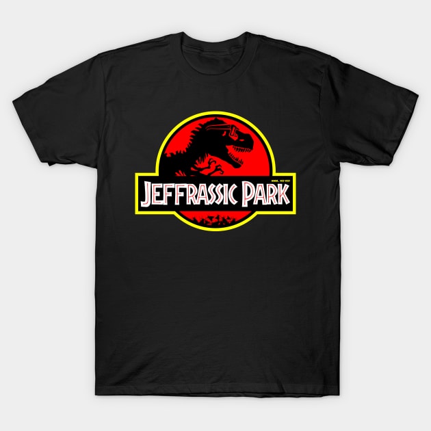 Jeffrassic park T-Shirt by vincentcarrozza